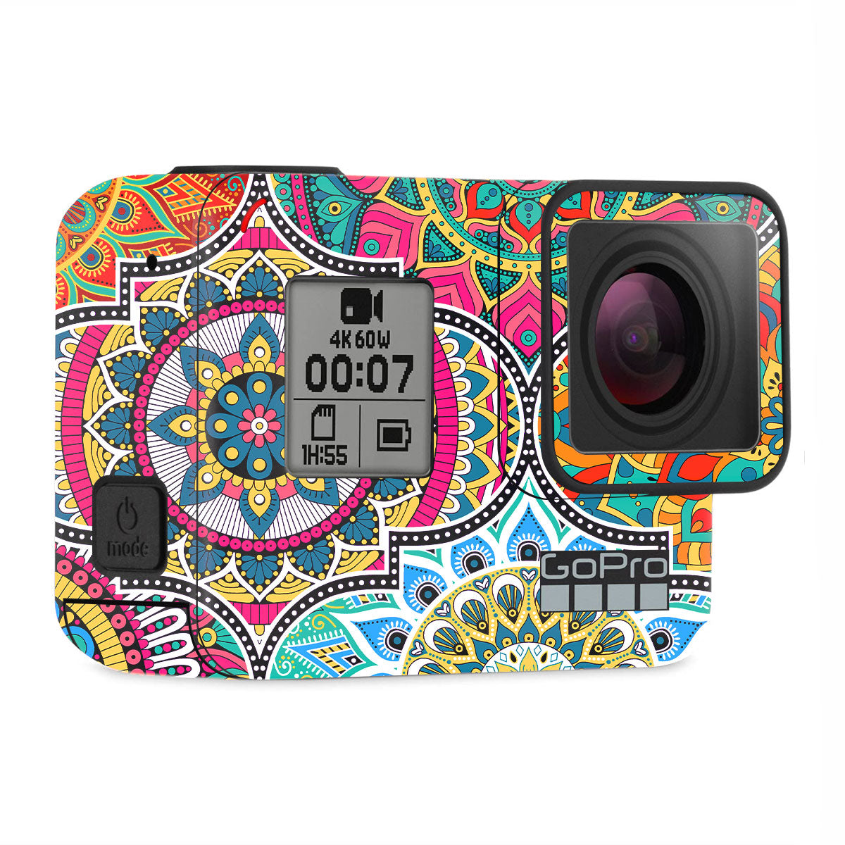 Boho Mandala Tile Pattern GoPro Hero 7 Camera Skins
