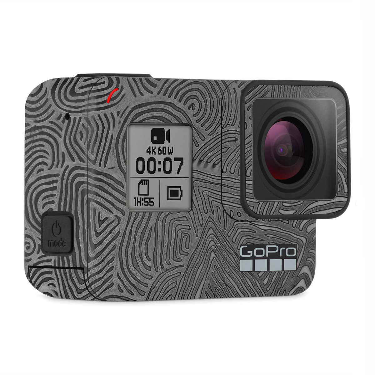 Monochrome Line Maze GoPro Hero 7 Camera Skins