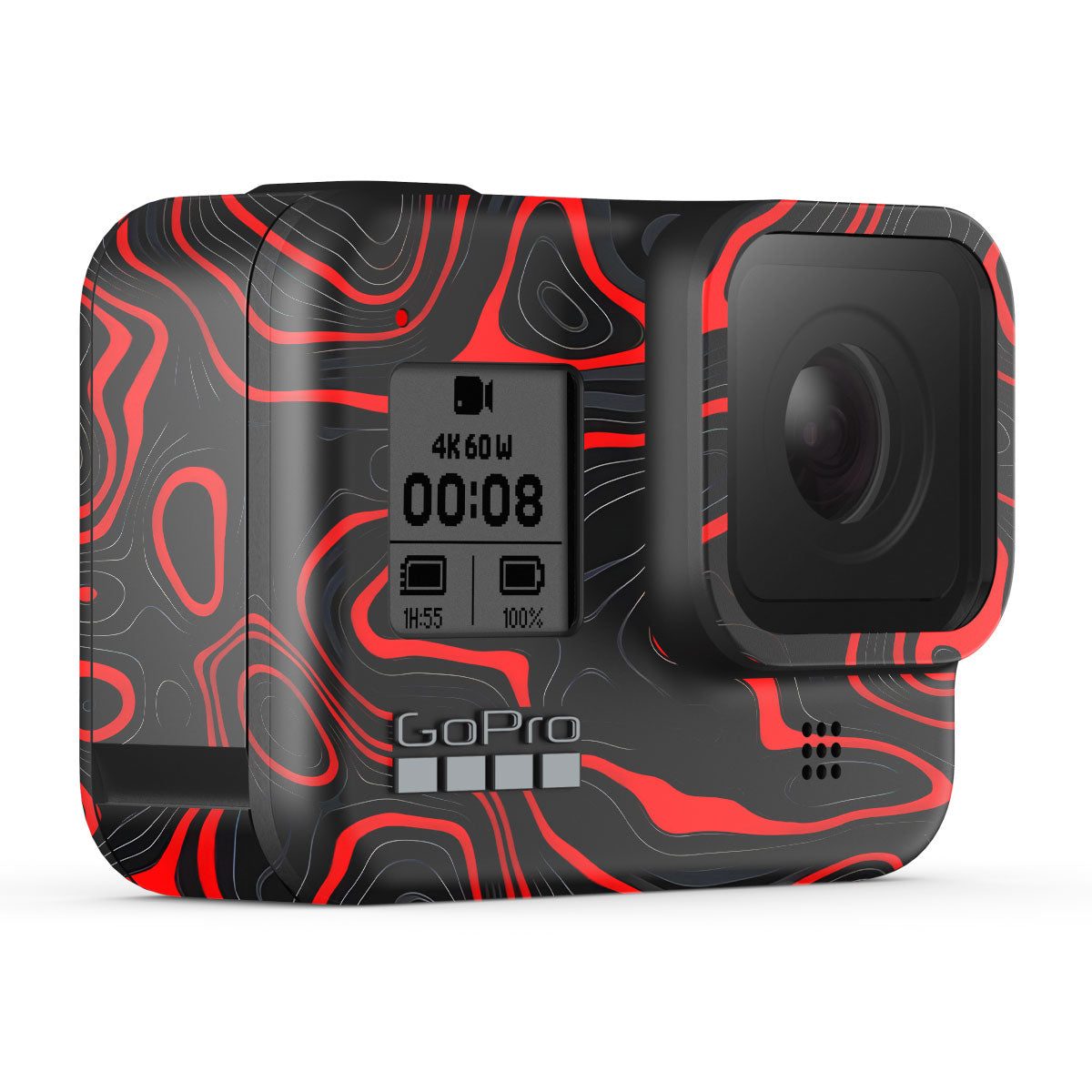 Crimson Waves GoPro Hero 8 Camera Skins