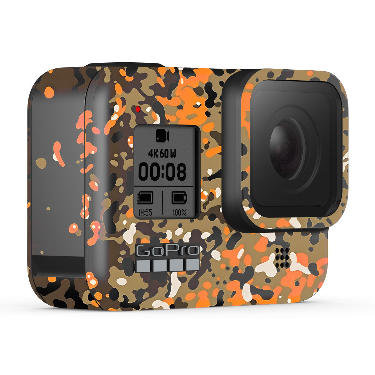 Orange Brown Spot GoPro Hero 8 Camera Skins