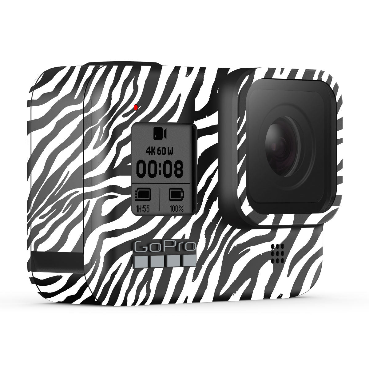 Classic Zebra Stripes GoPro Hero 8 Camera Skins