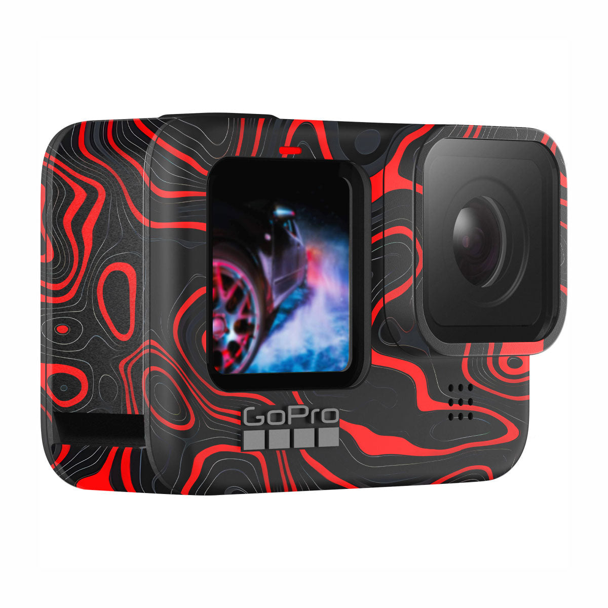 Crimson Waves GoPro Hero 10 Camera Skin