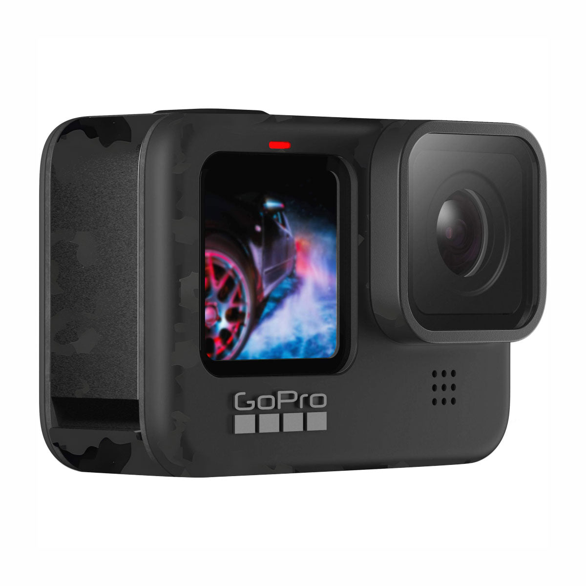 Black Camouflage GoPro Hero 9 Camera Skins