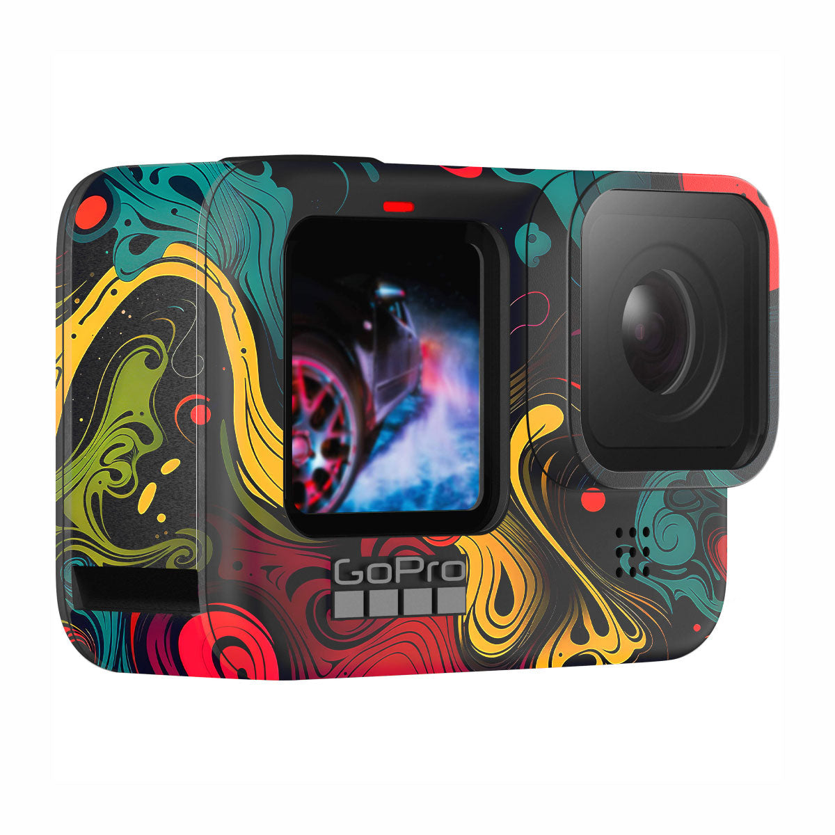 Psychedelic Color Swirl GoPro Hero 11 Camera Skin