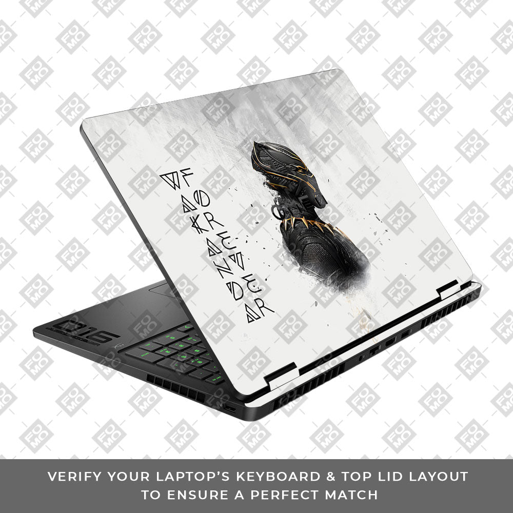 Wakanda Forever Black Panther Comic HP Omen Gaming 16 2025, 2026 Laptop Skin