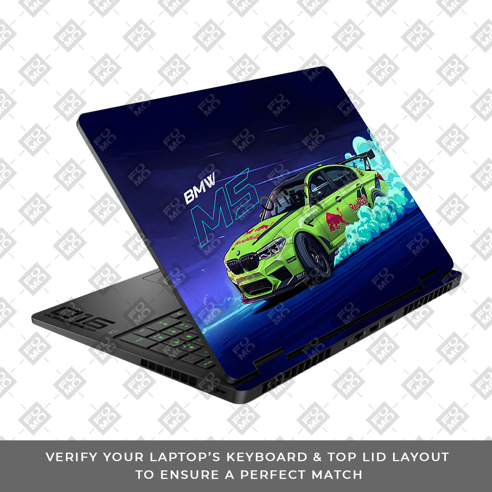 BMW M5 HP Omen Gaming 16 2025, 2026 3D Laptop Skin