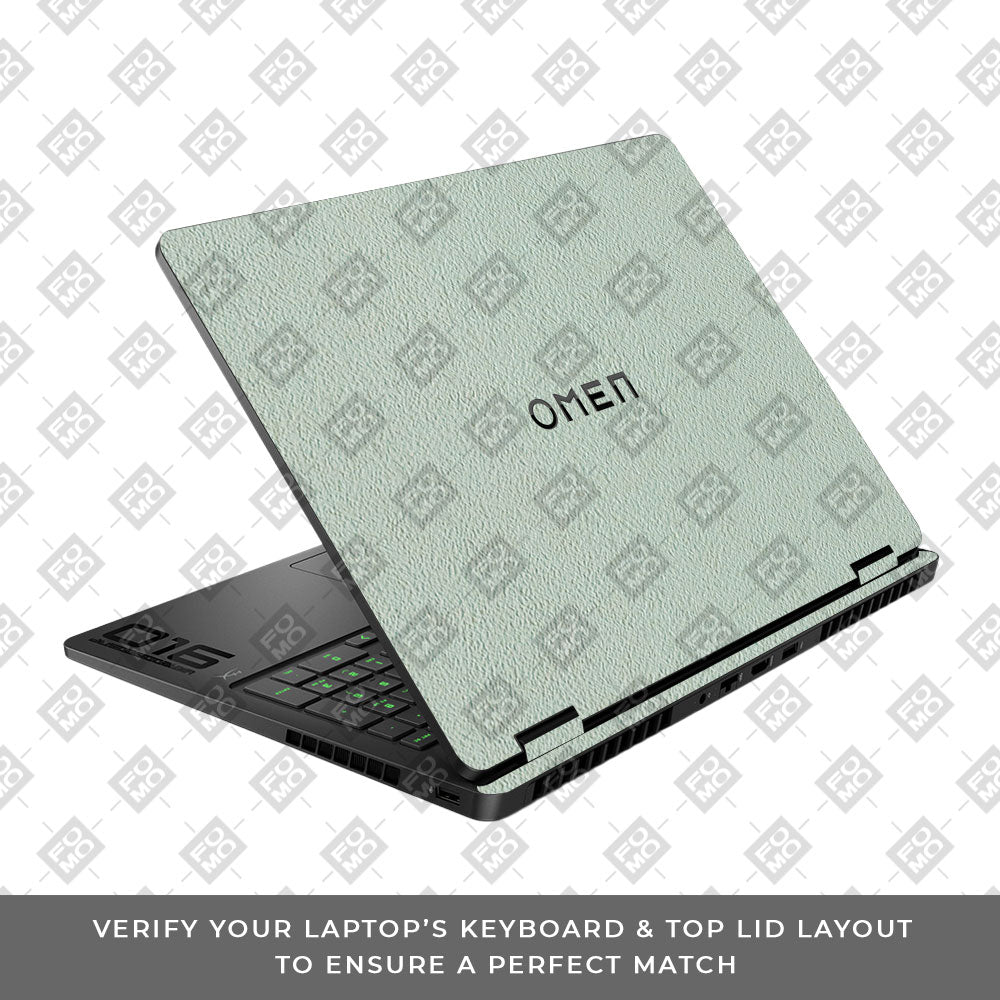 Textured Aqua Stone HP Omen Gaming 16 2025, 2026 Laptop Skin