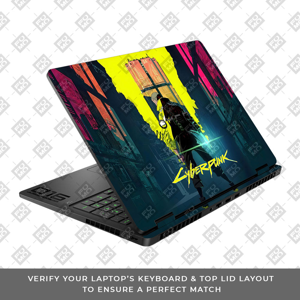 Cyberpunk Uprising HP Omen Gaming 16 2025, 2026 Laptop Skin