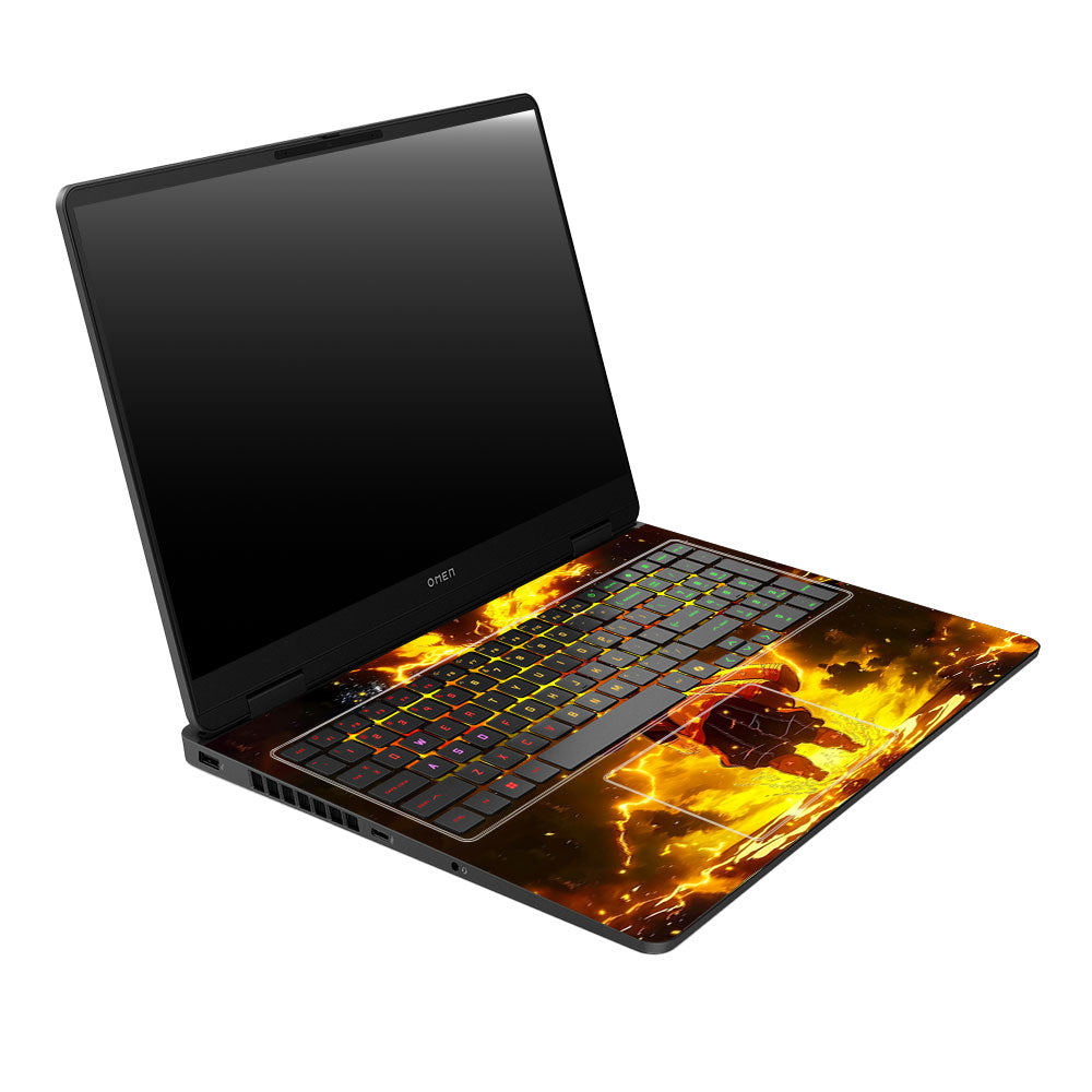 Zenitsu Lightning Strike HP Omen Gaming 16 2025, 2026 Laptop Skin