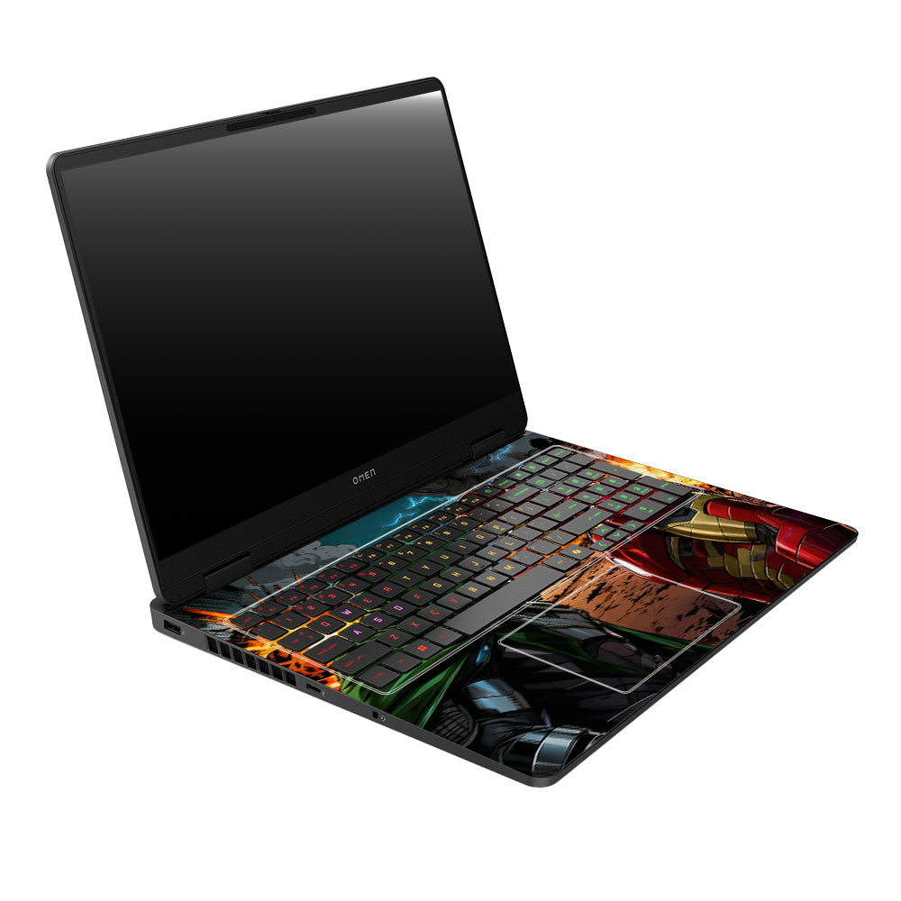 Iron Man vs Doom HP Omen Gaming 16 2025, 2026 Laptop Skin