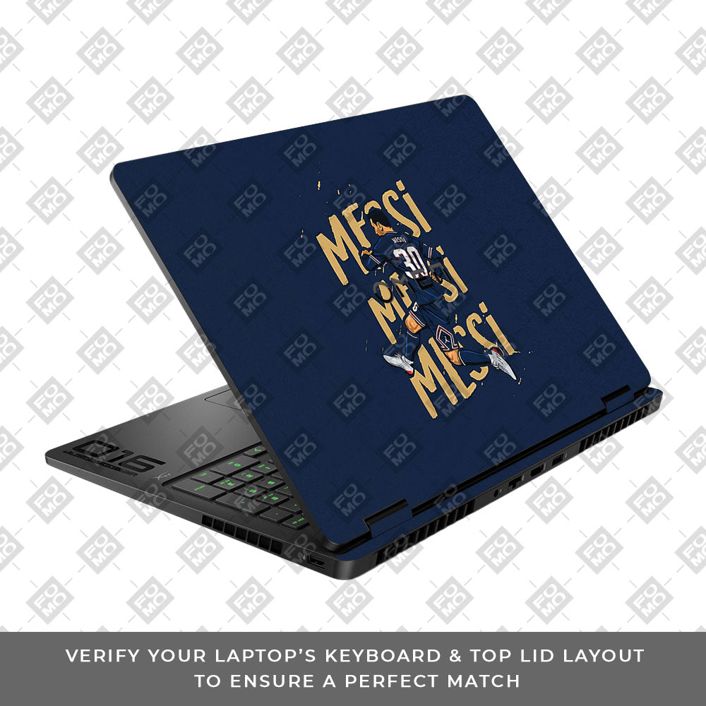 Messi Motion Masterpiece HP Omen Gaming 16 2025, 2026 Laptop Skin