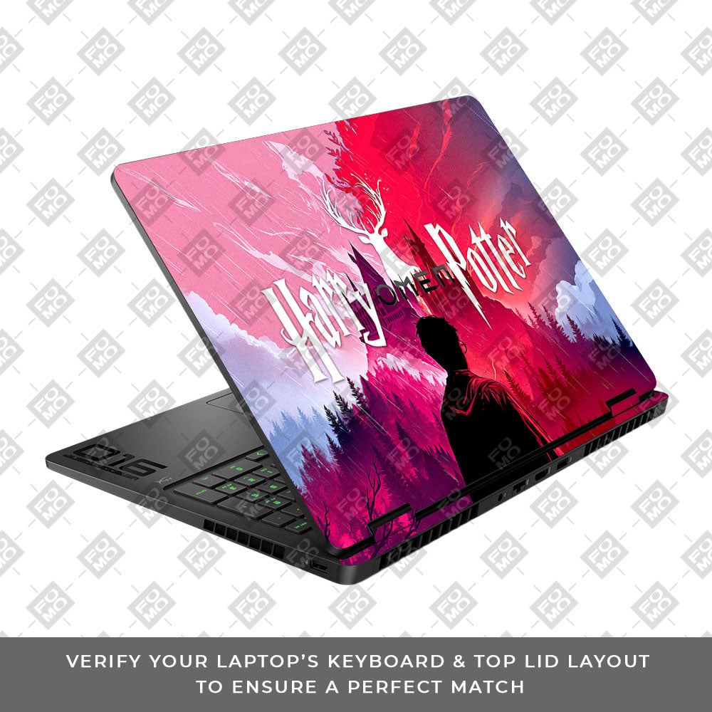 Harry Potter Magical Hogwarts HP Omen Gaming 16 2025, 2026 Laptop Skin