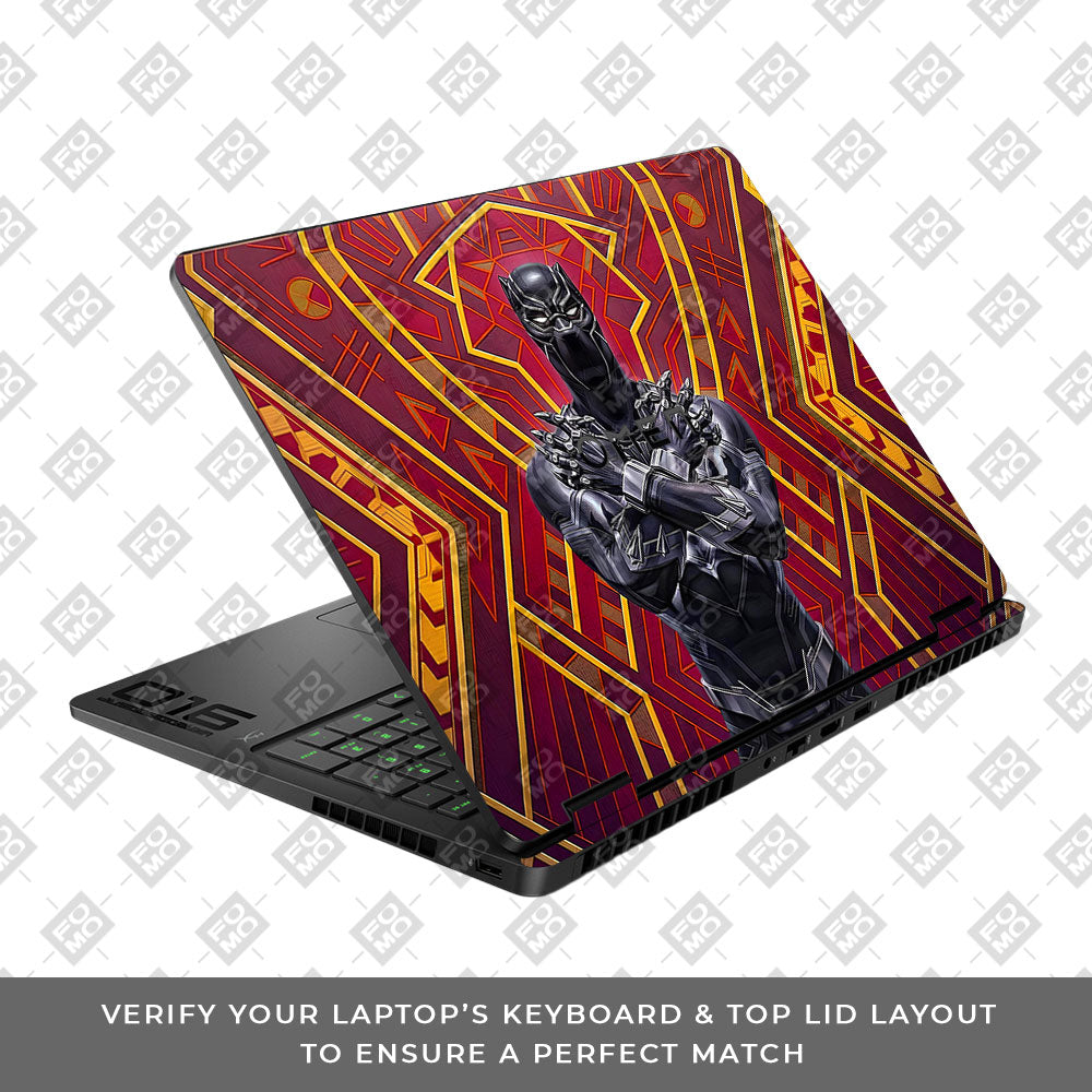 Wakanda Royal Power HP Omen Gaming 16 2025, 2026 3D Laptop Skin