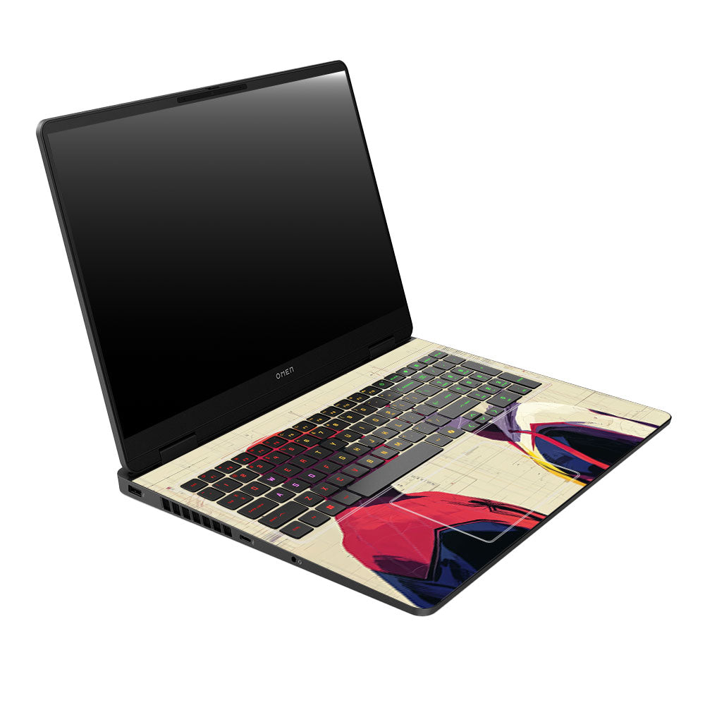 Spider Man X Spider Gwen HP Omen Gaming 16 2025, 2026 Laptop Skin