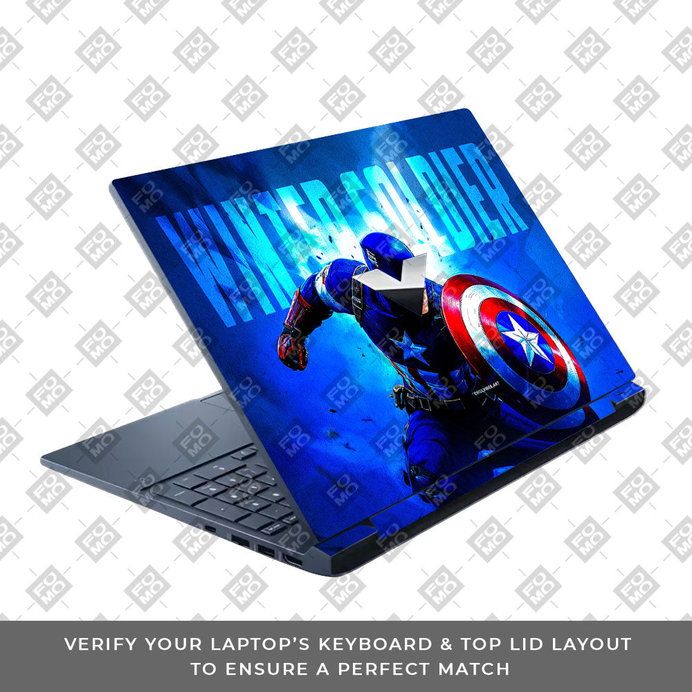 Shield of Justice Captain America HP Victus Laptop Skin