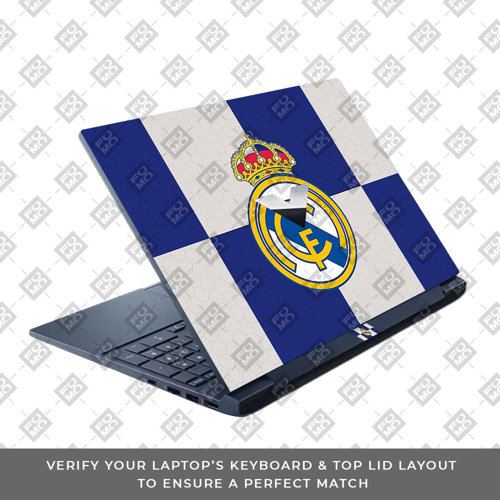 Royal Reign Real Madrid Glory HP Victus Laptop Skin