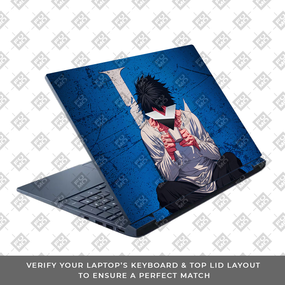 Death Note L Lawliet HP Victus Laptop Skin