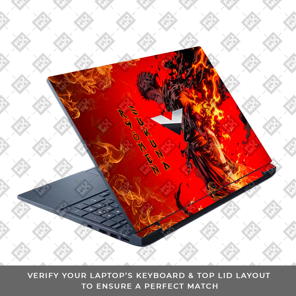 Ryomen Sukuna Lord of Curses HP Victus Laptop Skin