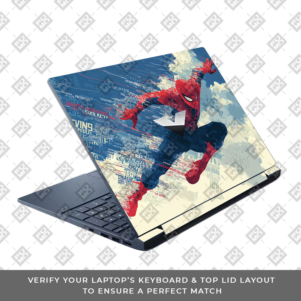 Spiderman Velocity HP Victus Laptop Skin