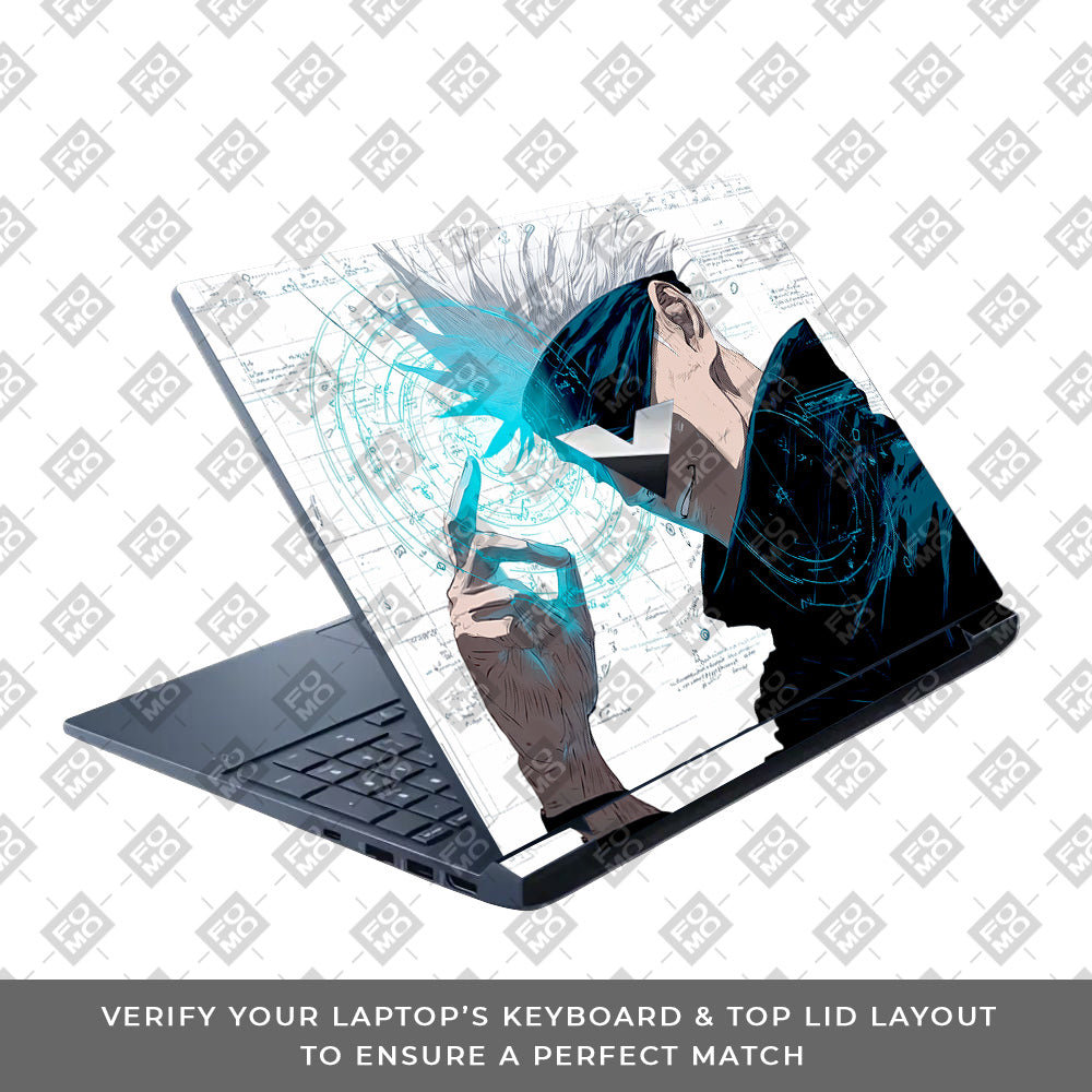 Gojo Satoru Power HP Victus Laptop Skin