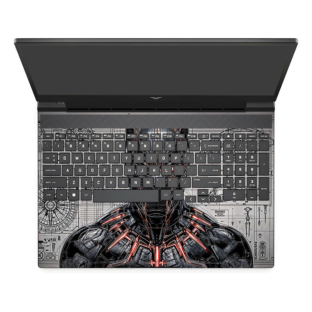 Black Panther Vibranium Tech HP Victus 3D Laptop Skin