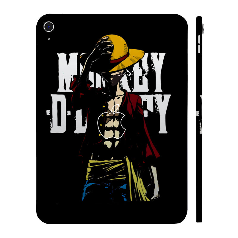 Apple iPad 11th Gen 2025 Luffy With His Straw Hat Anime Tablet Skins