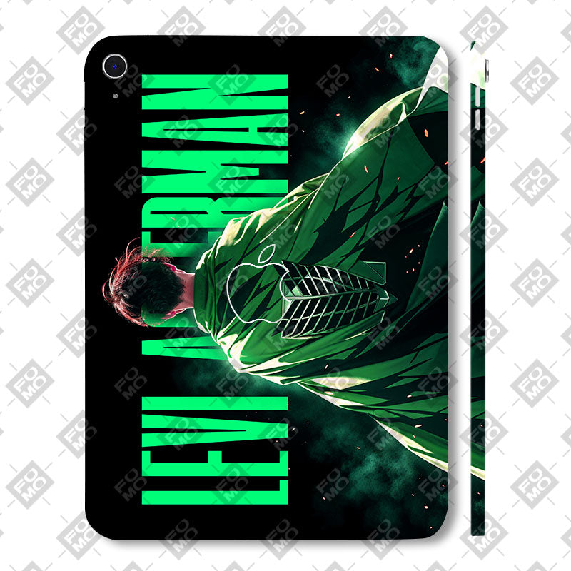Apple iPad 10th Gen 2022 Levi Wings of Freedom Anime Tablet Skins