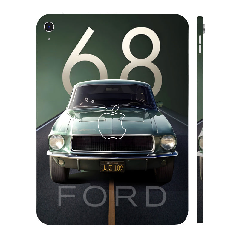 Apple iPad 11th Gen 2025 1968 Bullit Mustang Cars & Bikes Tablet Skins