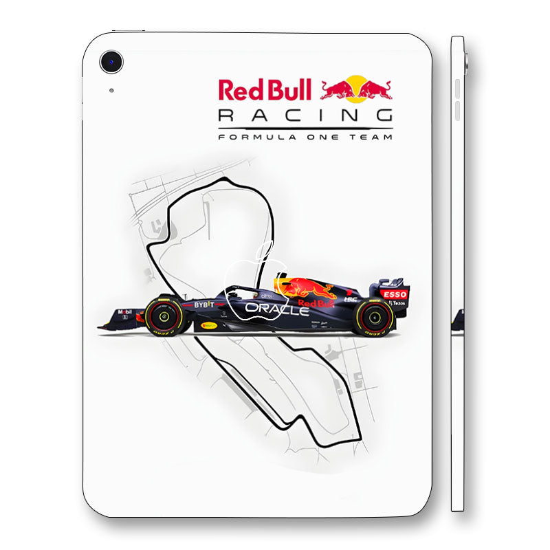 Apple iPad 11th Gen 2025 Red Bull Racing in Action Cars & Bikes Tablet Skins
