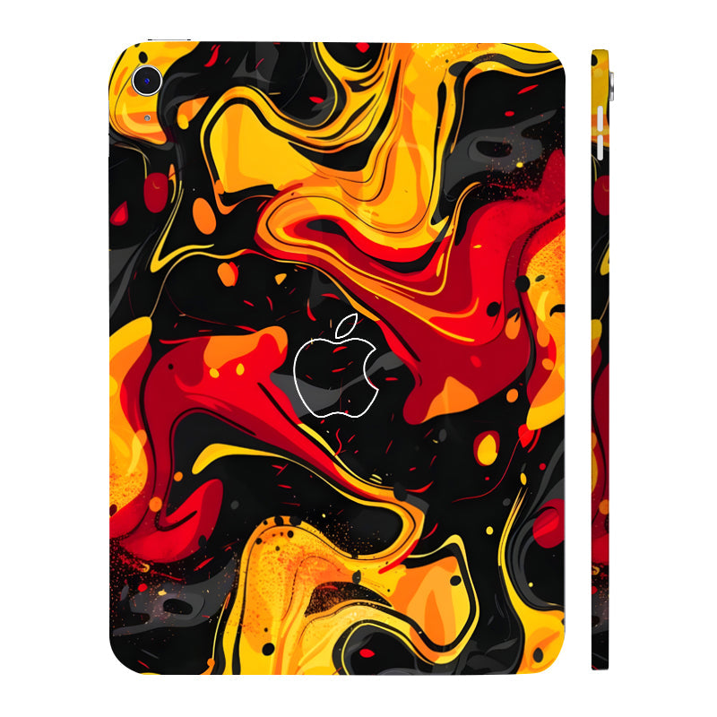 Apple iPad 11th Gen 2025 Lava Burst Tablet Skins