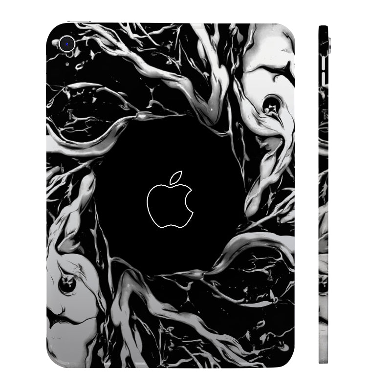 Apple iPad 11th Gen 2025 Spiderman Web Black Movies Tablet Skins
