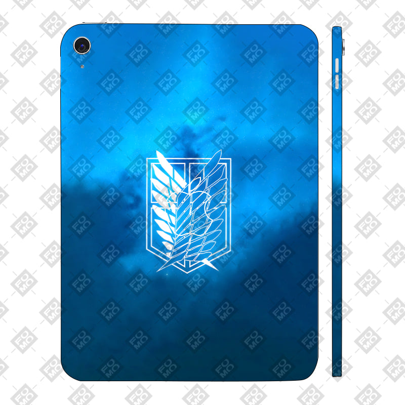 Apple iPad 10th Gen 2022 Scouting Legion AOT Anime Tablet Skins