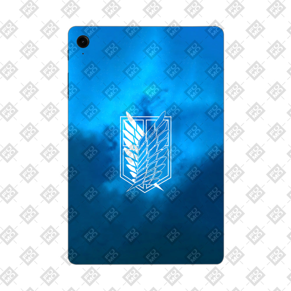 Samsung Galaxy Tab S9 FE Scouting Legion AOT Anime Tablet Skins