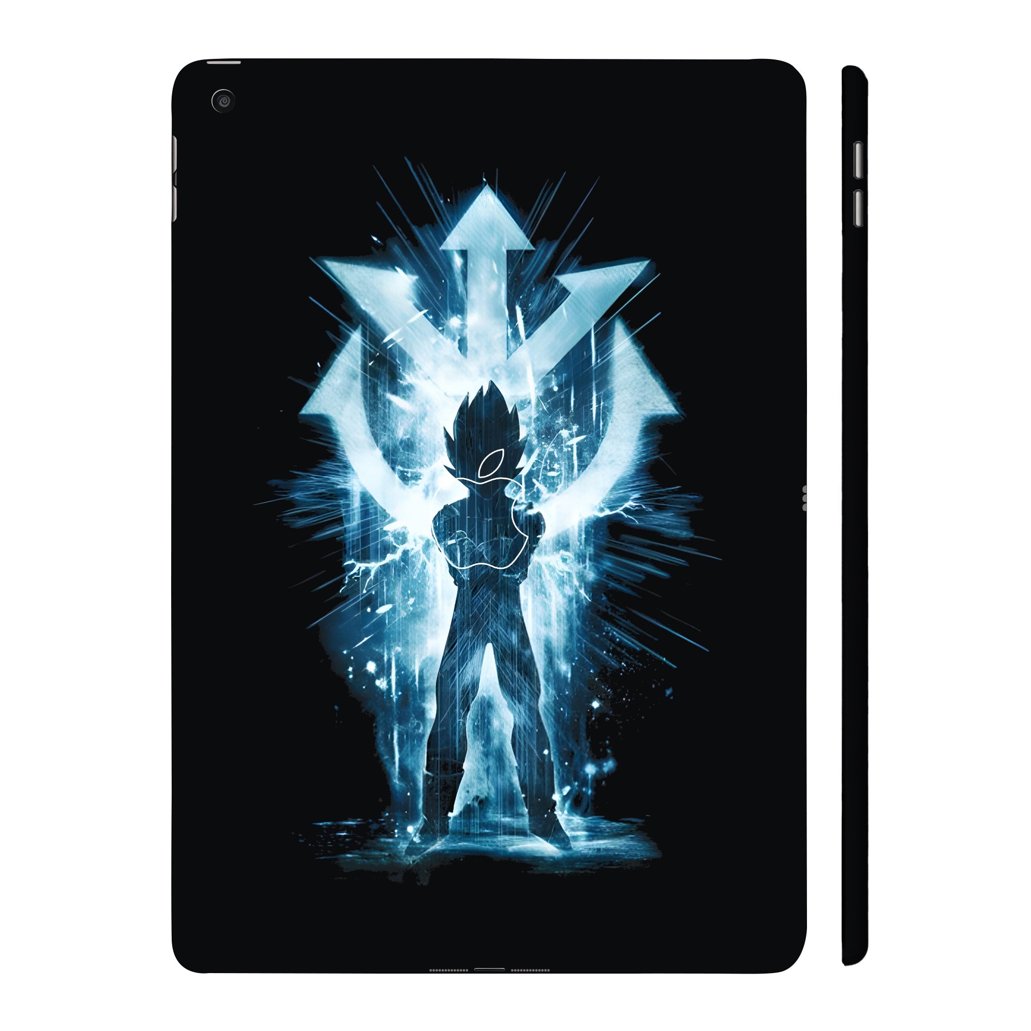 Apple iPad 9th Gen 2021 Vegeta in Electric Blue Anime Tablet Skins