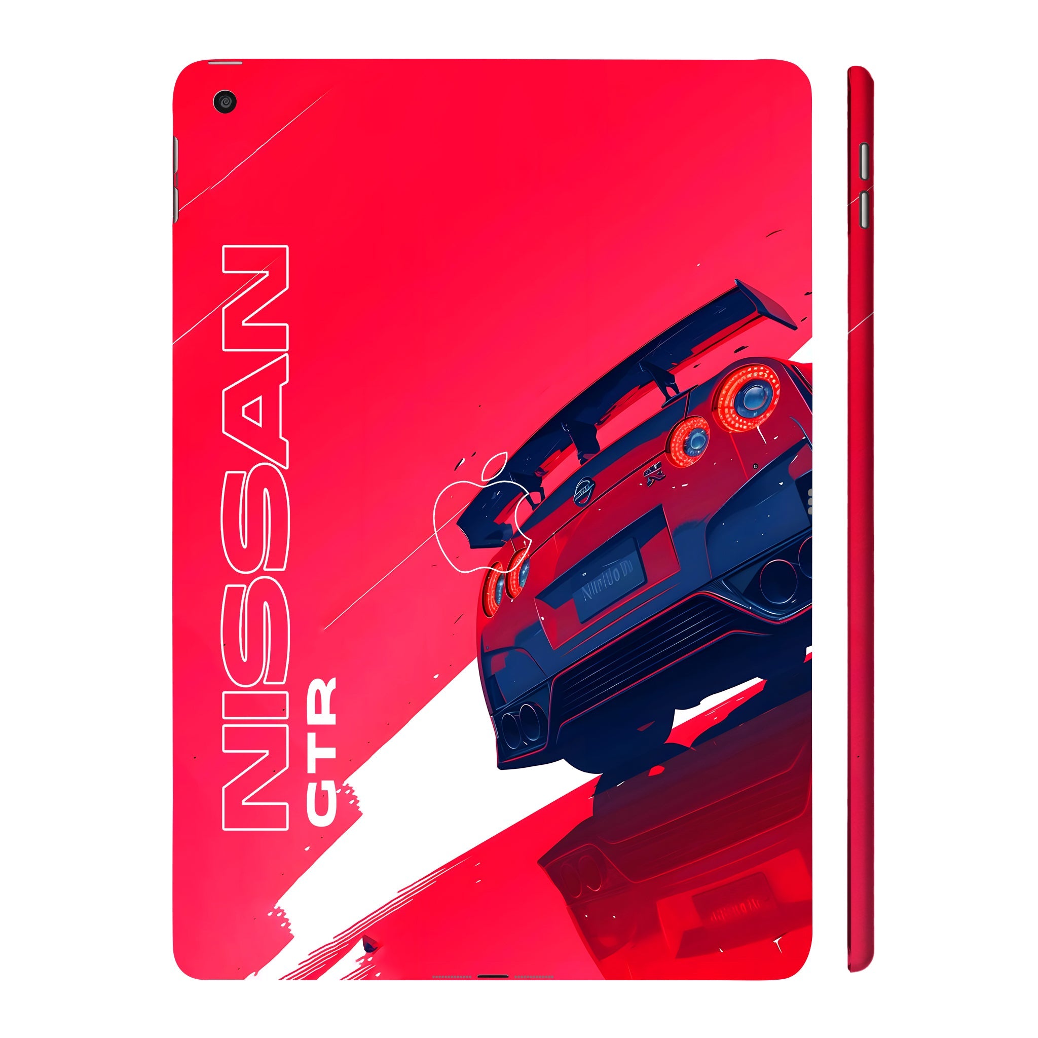 Apple iPad 9th Gen 2021 Nissan GTR in Red Cars & Bikes Tablet Skins