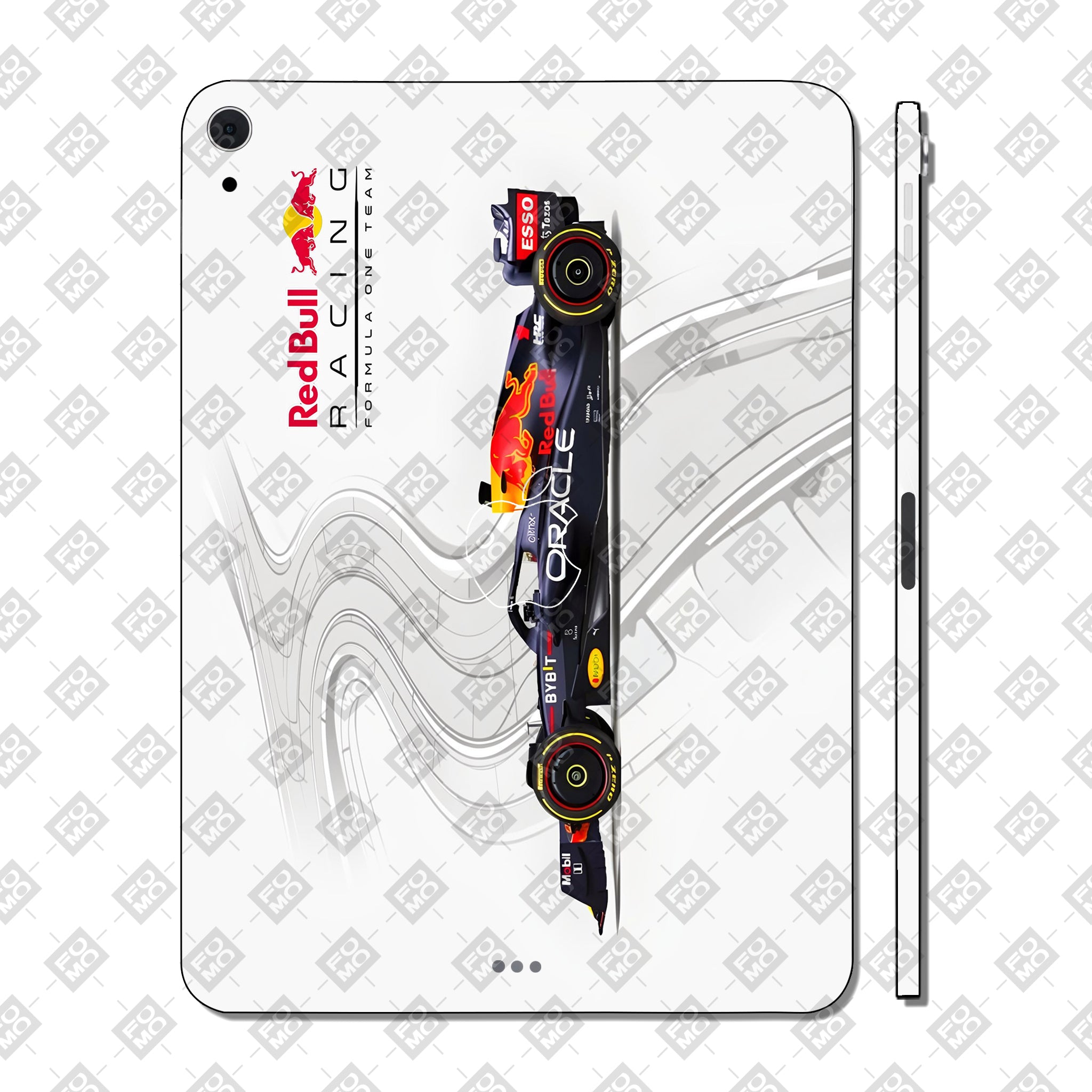 Apple iPad Air 4th Gen 2020 Red Bull Racing in Action Cars & Bikes 3D Tablet Skin