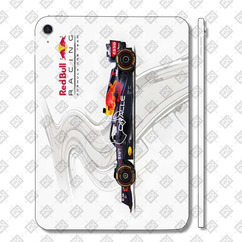 Apple iPad 11th Gen 2025 Red Bull Racing in Action Cars & Bikes 3D Tablet Skin