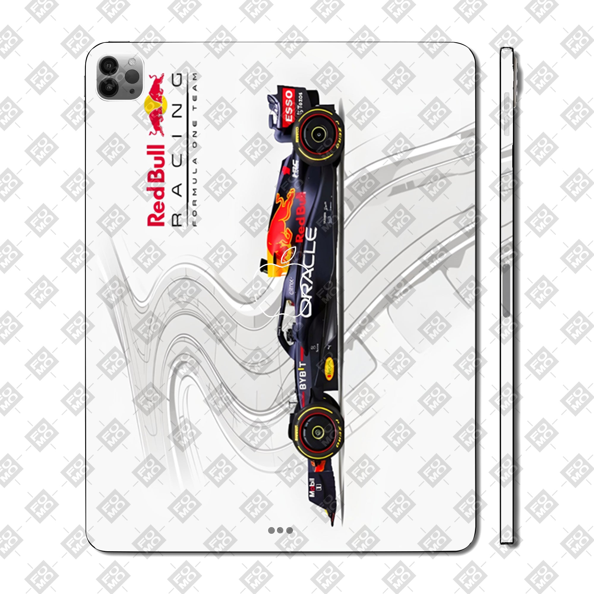 Apple iPad Pro 12.9 2020 Red Bull Racing in Action Cars & Bikes 3D Tablet Skin