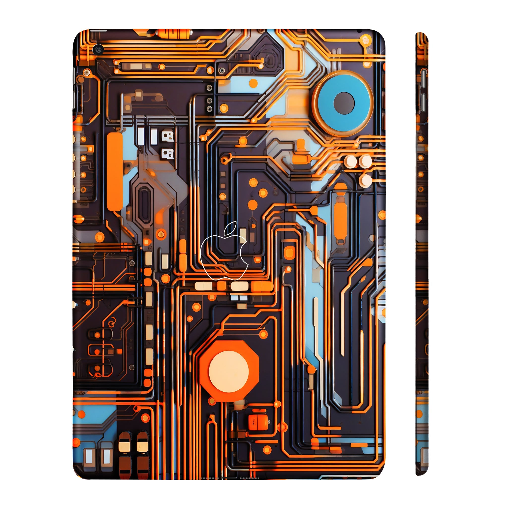 Apple iPad 9th Gen 2021 Copper Circuit Design Tablet Skins