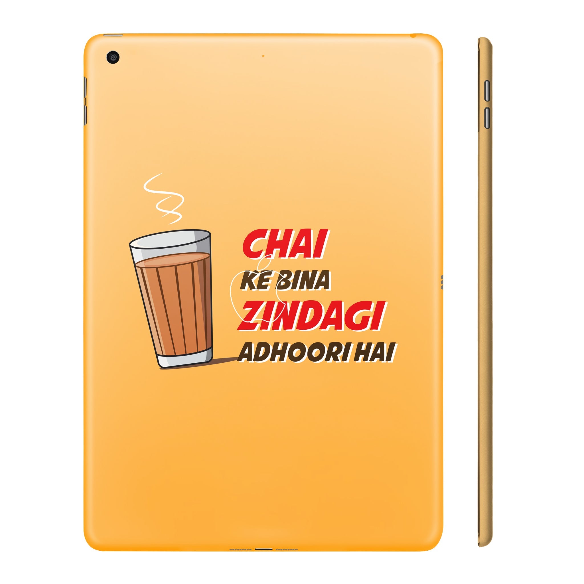 Apple iPad 9th Gen 2021 Chai Ke Bina Zindagi Adhoori Hai Tablet Skins