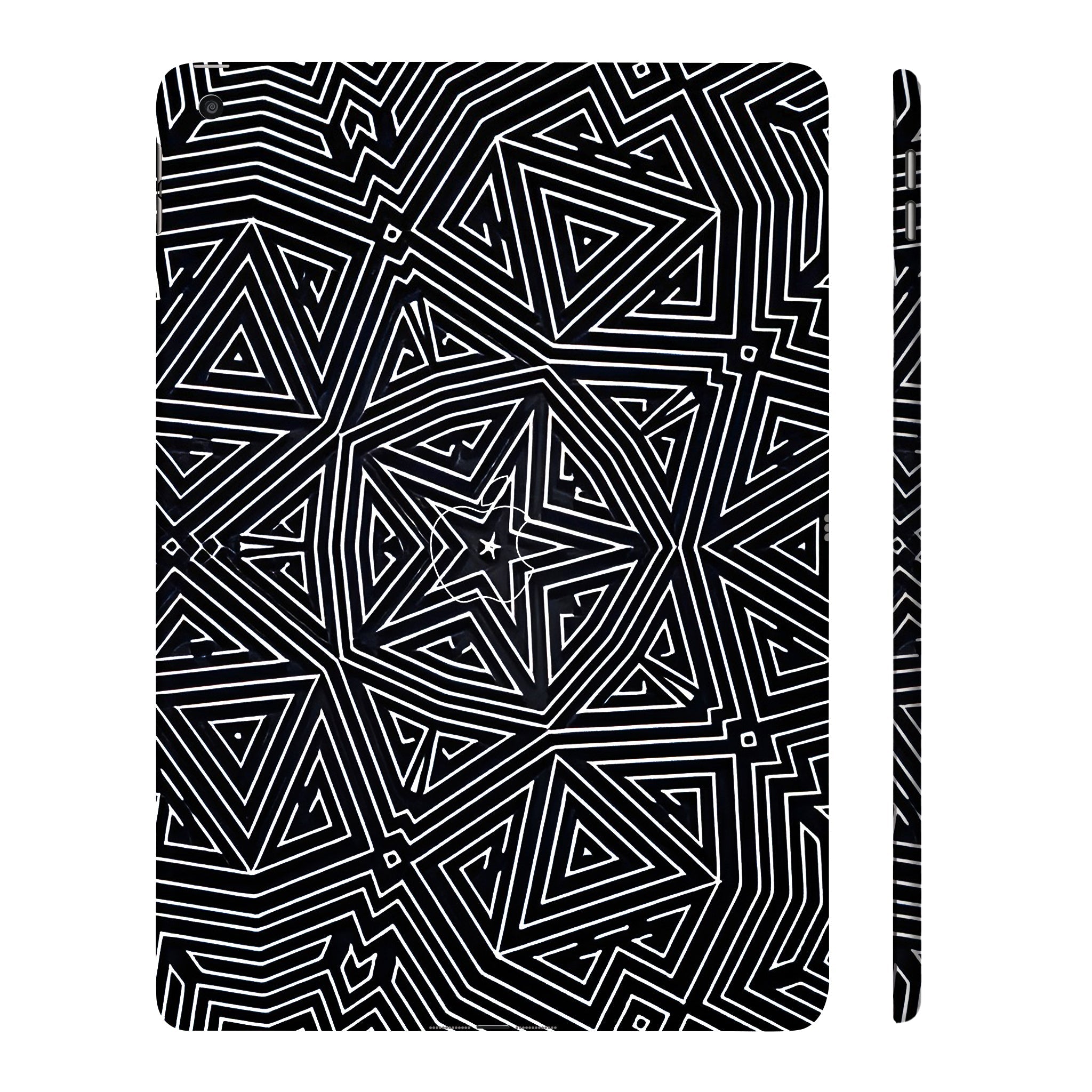 Apple iPad 9th Gen 2021 Monochrome Maze Tablet Skins