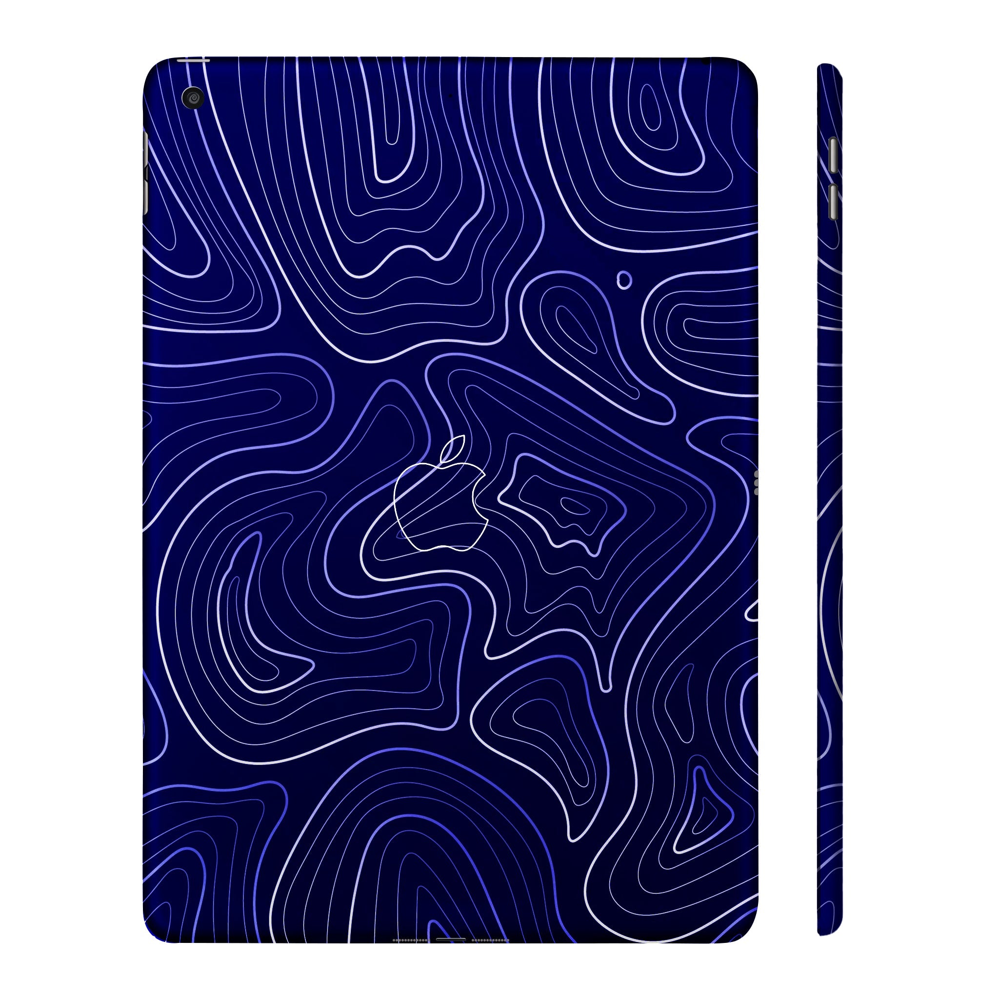 Apple iPad 9th Gen 2021 Deep Blue Contour Tablet Skins