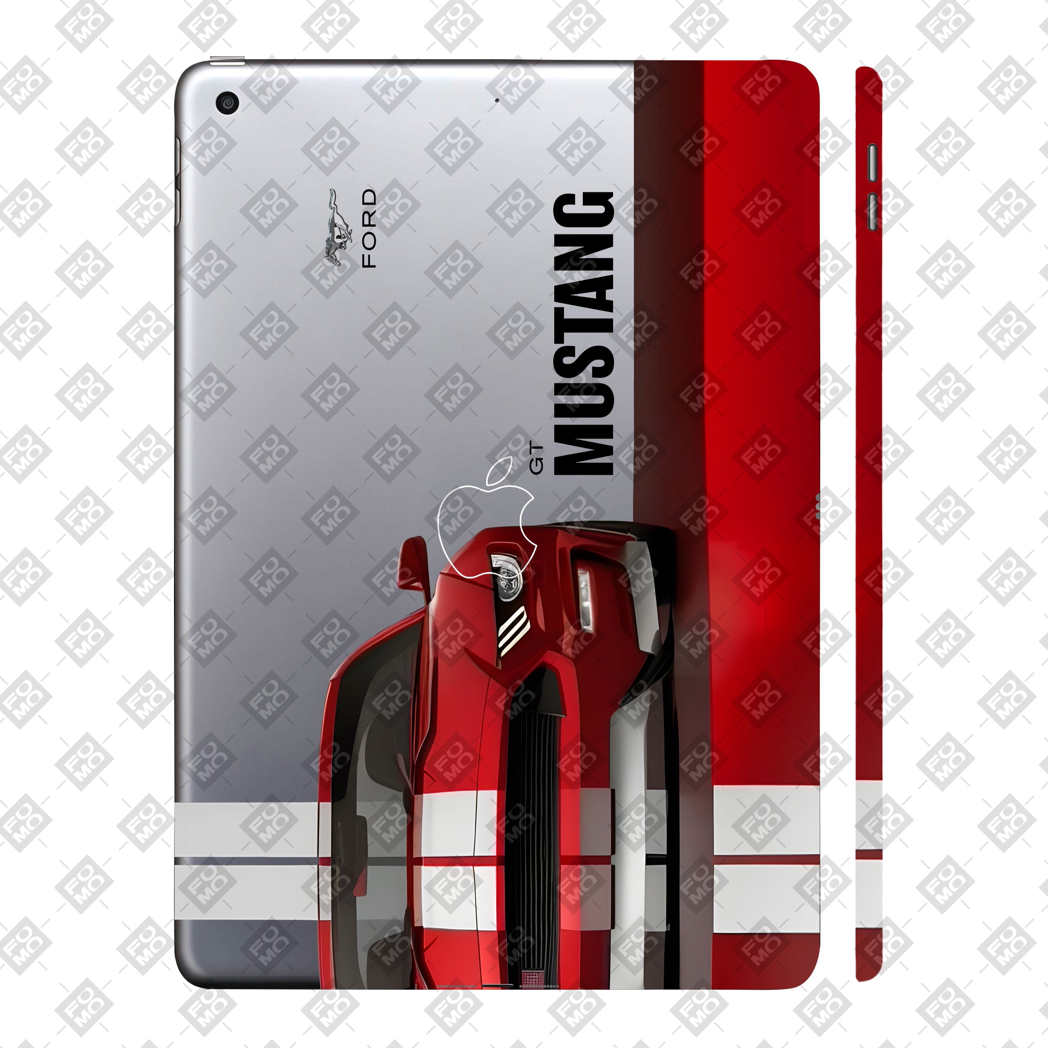 Apple iPad 9th Gen 2021 Transparent Mustang Power Tablet Skins
