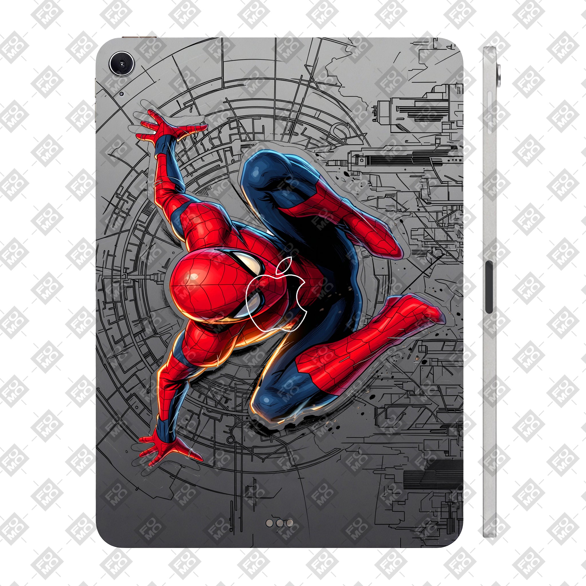 Apple iPad Air 11 M2 2024 Transparent Web of Destiny Tablet Skin