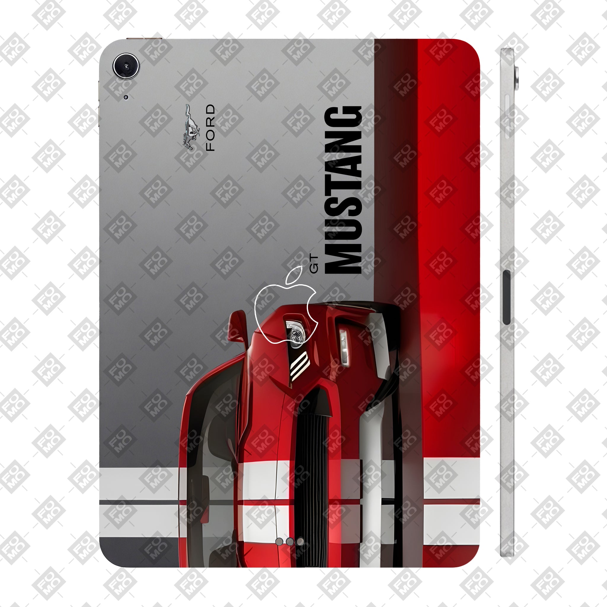 Apple iPad Air 11 M2 2024 Transparent Mustang Power Tablet Skin