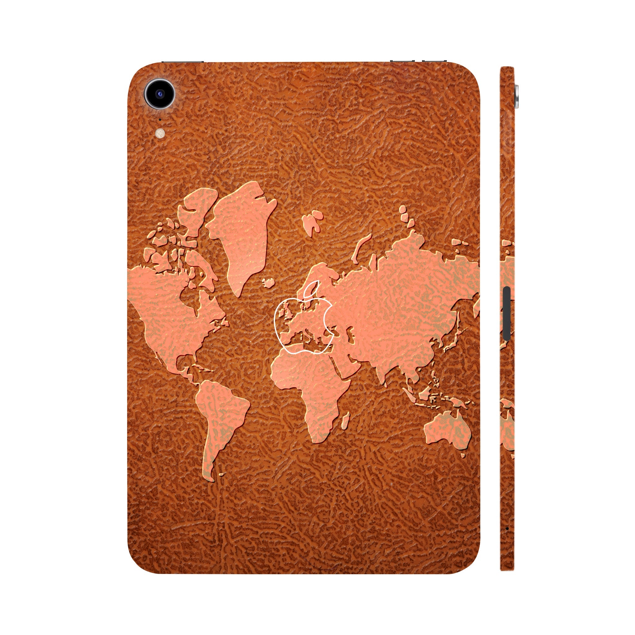 Apple Ipad Air 11 M3 2025 Brown World Map Tablet Skins