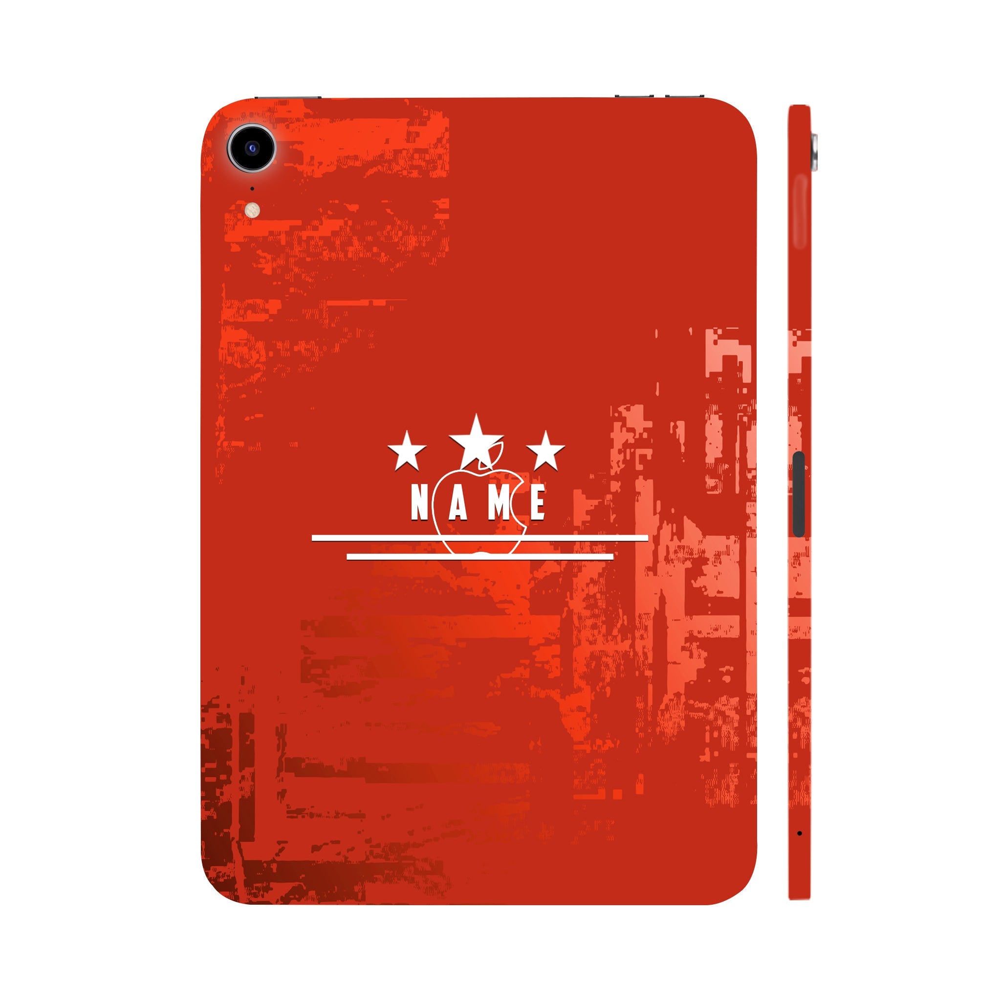 Apple Ipad Air 11 M3 2025 Star Red with Name Tablet Skins