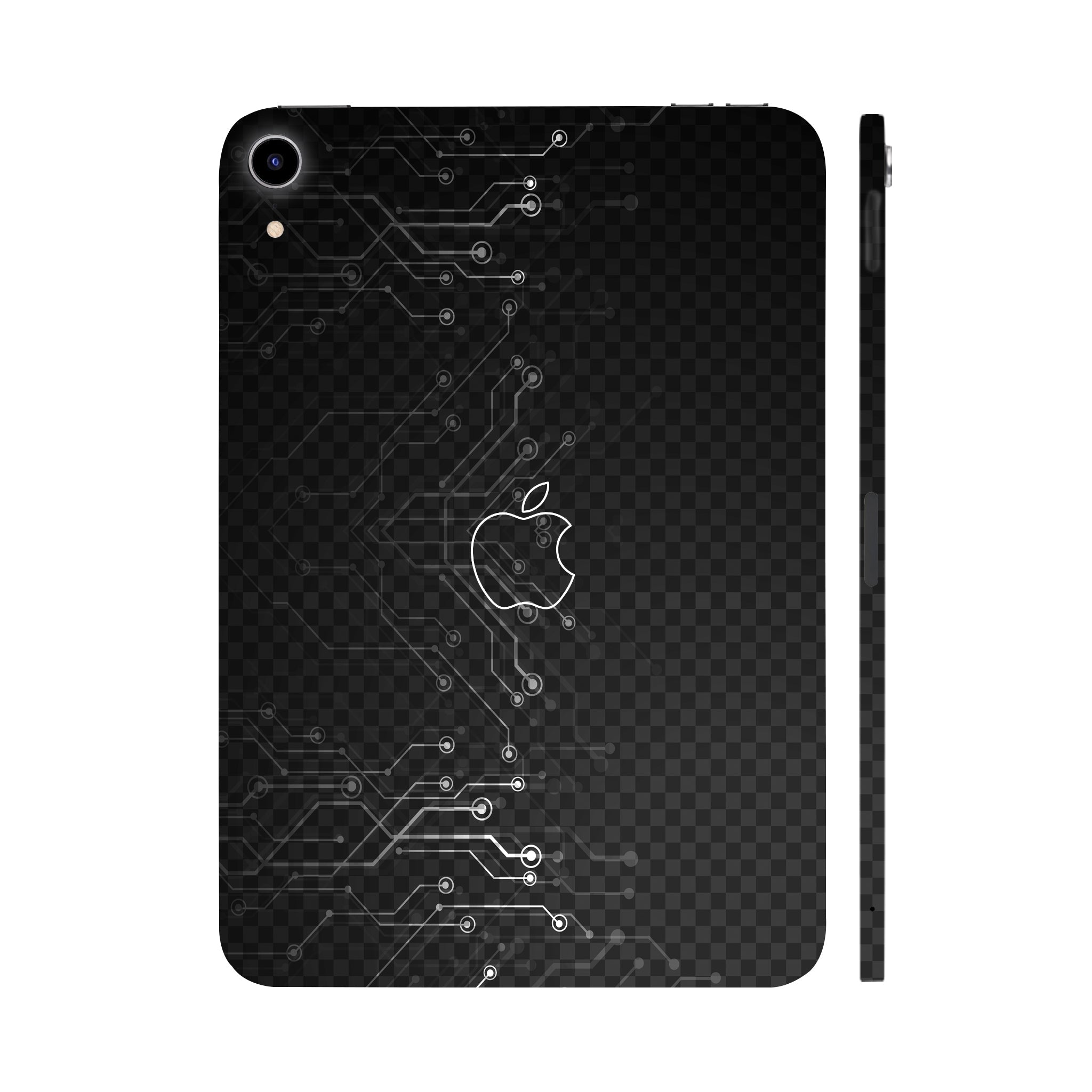 Apple Ipad Air 11 M3 2025 Black Digital Circuit Tablet Skins