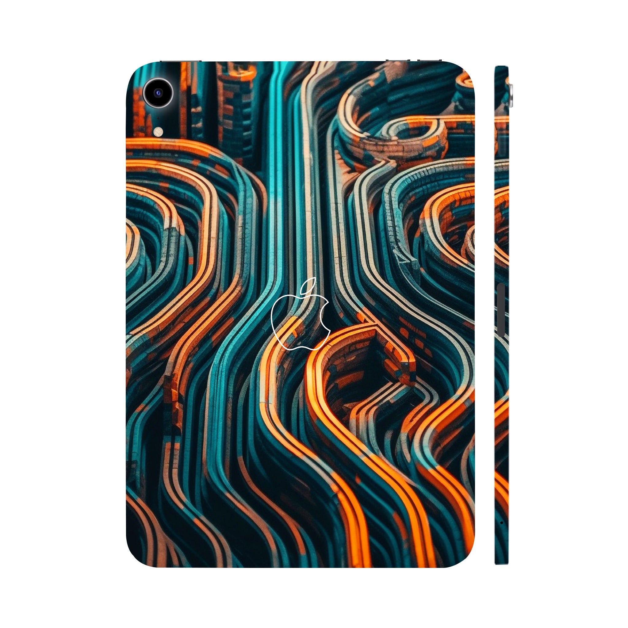 Apple Ipad Air 11 M3 2025 Glowing Stripes in Modern Set Tablet Skins