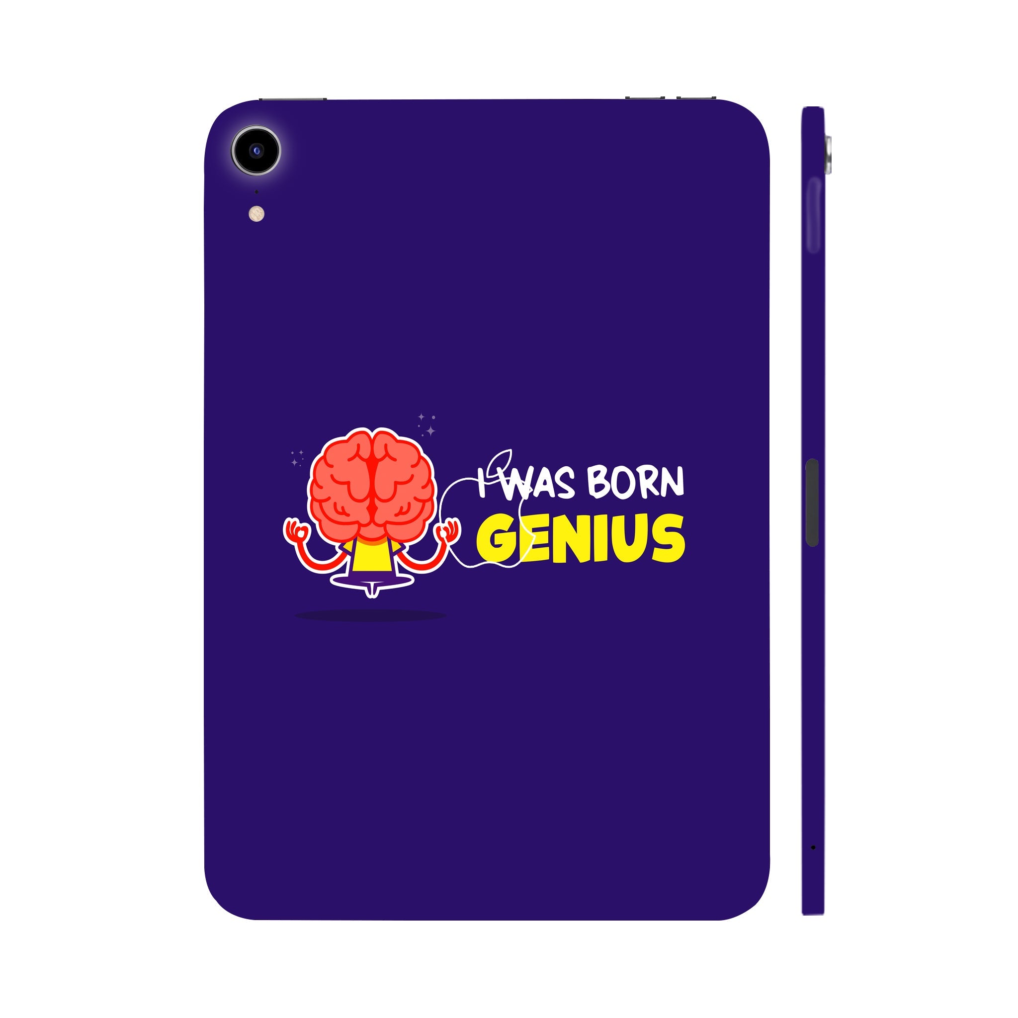 Apple Ipad Air 11 M3 2025 I was born genuis Tablet Skins